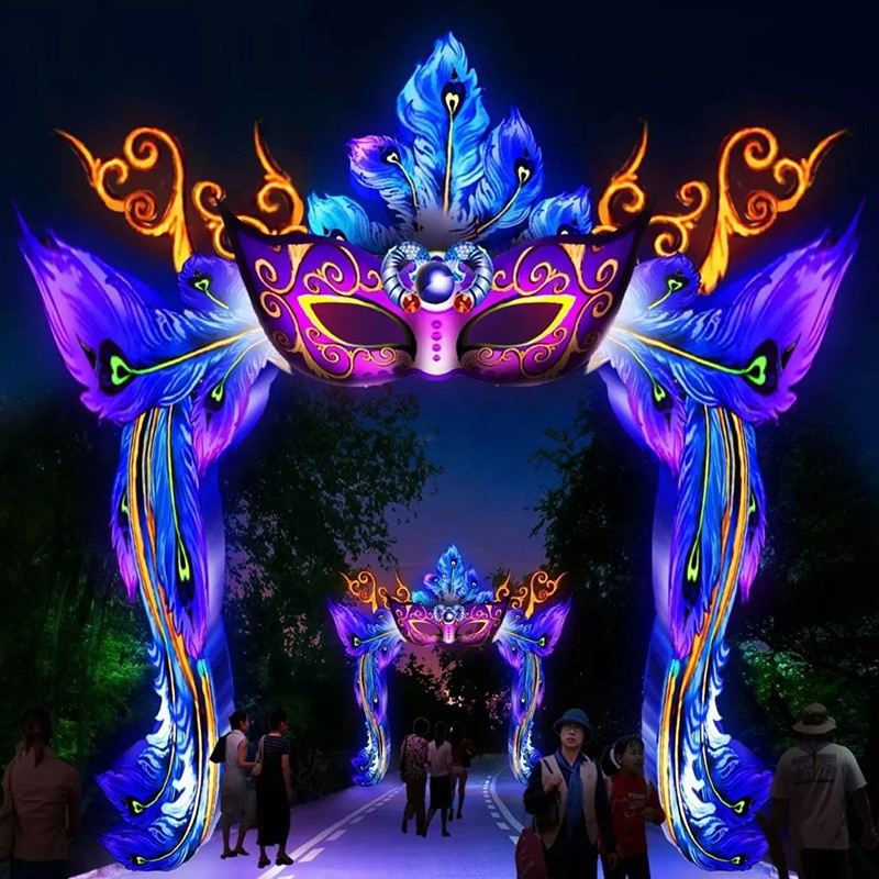 Christmas Street Decoration Light Custom Luxury Street Square Lighting Outdoor Christmas Decoration Light - 图片 2