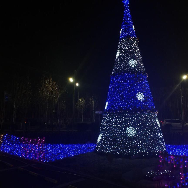 New christmas tree 2022 large outdoor Christmas decoration christmas light up lawn tree - 图片 2