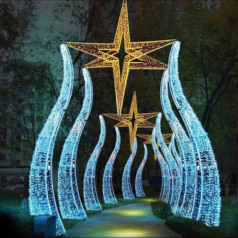 Christmas Street Decoration Light Custom Luxury Street Square Lighting Outdoor Christmas Decoration Light - 图片 4