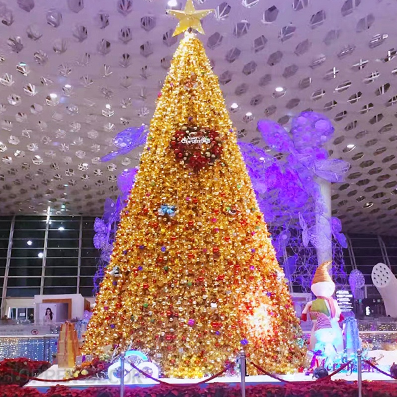 Factory Custom Giant Christmas Tree 20Ft New Year Outdoor Artificial Christmas Tree - 图片 3