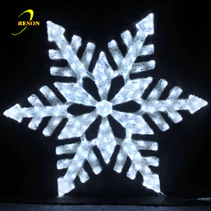 2021 New Snowflake Window Lights/ Big Outdoor Snowflake Lighting 90*90cm