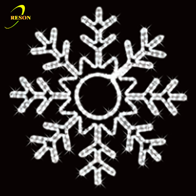 2021 New Snowflake Window Lights/ Big Outdoor Snowflake Lighting 90*90cm - 图片 4