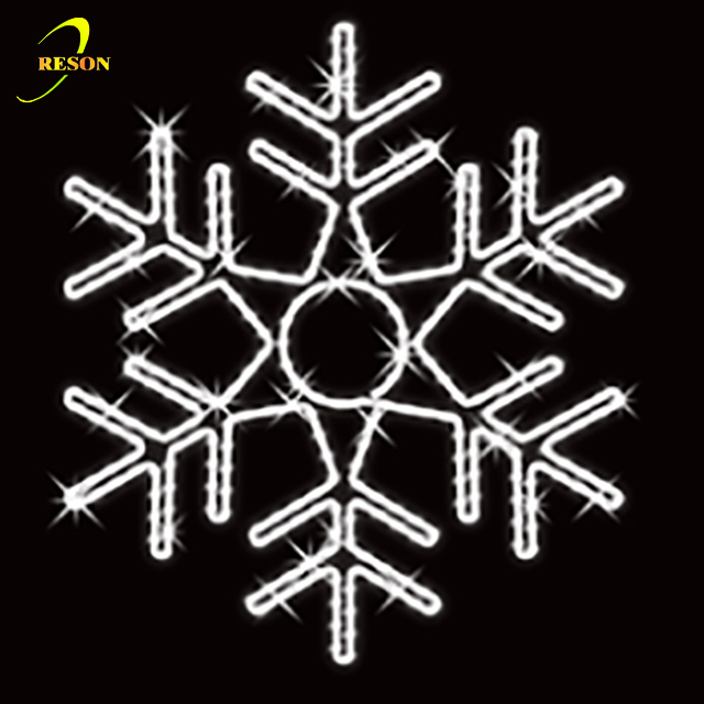 2021 New Snowflake Window Lights/ Big Outdoor Snowflake Lighting 90*90cm - 图片 6
