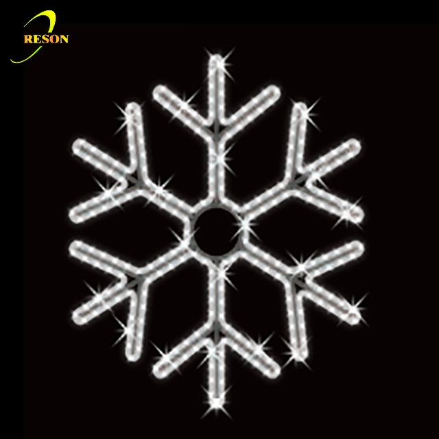 2021 New Snowflake Window Lights/ Big Outdoor Snowflake Lighting 90*90cm - 图片 7