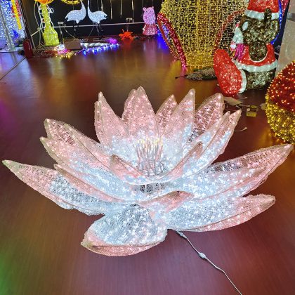 The New high quality outdoor flower motif light easter house motif light