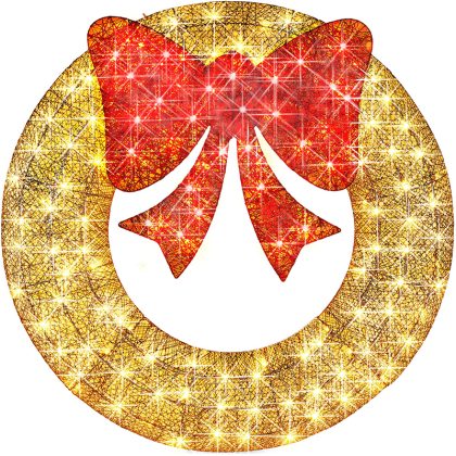 For Indoor And Outdoor Christmas Wreath With Led Lights Artifical Christmas Wreath