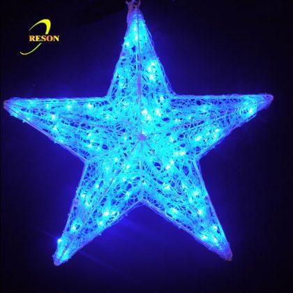 Hotel Indoor Hanging 3D Motif Ceiling LED Star Light