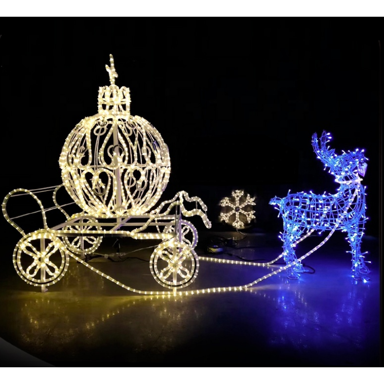 Motif Light For Holiday Horse Carriages For Sale Suitable For Christmas, Wedding, Party, Park - 图片 3
