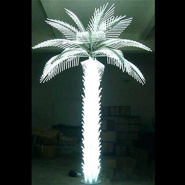 Colorful attractive LED palm tree light garden decoration lighting - 图片 2