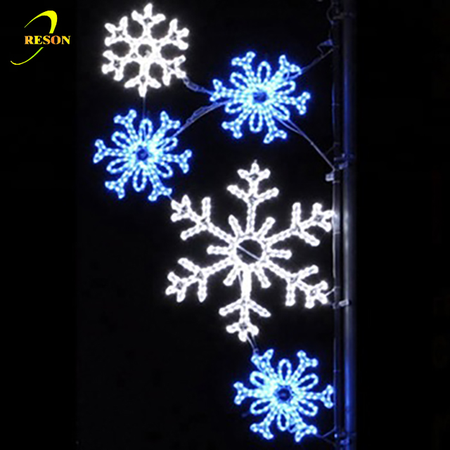 Waterproof Outdoor Holiday & Festival Motif Decoration Supplies Led Street Pole Lights