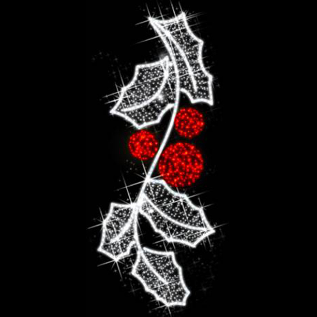 Modern street lighting waterproof Led street pole lights for Christmas holiday motif decoration - 图片 3