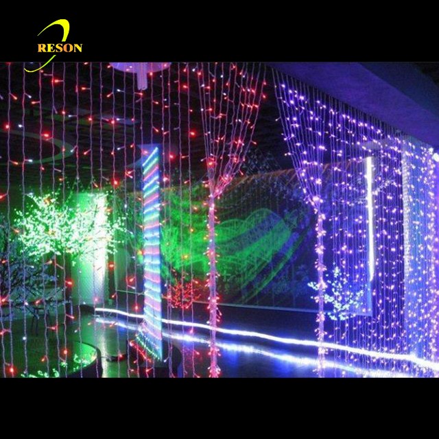 Outdoor Waterfall Christmas Ramadan Icicle Curtain Light