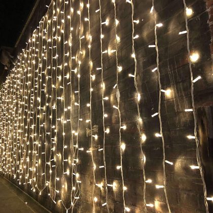Holiday Lighting Home Christmas Party Fairy Light Indoor LED Curtain Christmas Lights Curtain
