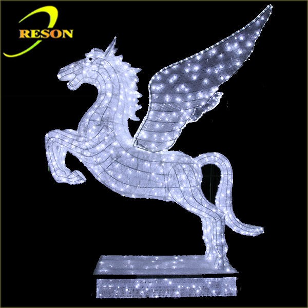 Acrylic Horse 3D Motif Light Christmas Decoration Light - 图片 4