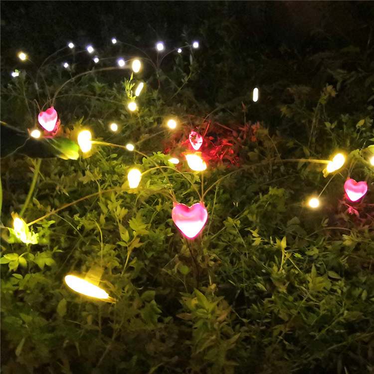 2020 New Arrival Electric Swing Lawn Light Fireworm LED Garden Light - 图片 3