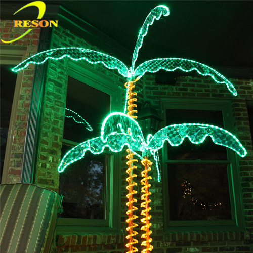 Hot Selling Colorful Led Palm Tree Solar Tree light Colorful Palm Tree