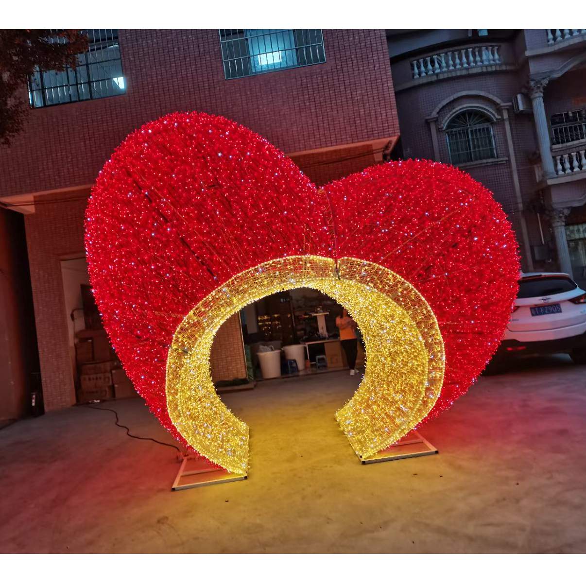 2021 Custom Oem Christmas Outdoor Motif Light Led Activity Decorations - 图片 4