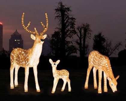 Christmas decoration motif lights Outdoor waterproof theme Epoxy Christmas lights