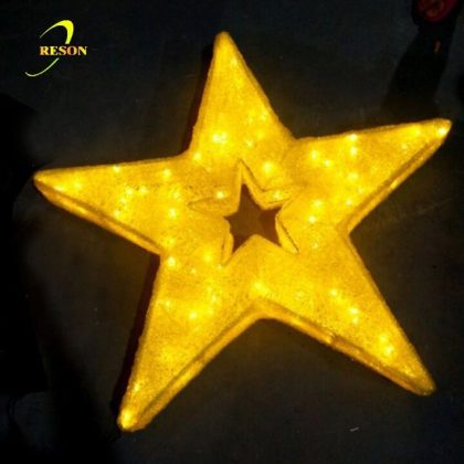 Holiday Decoration Christmas Large Lighted Christmas Star Light 35cm Decorative Star Light