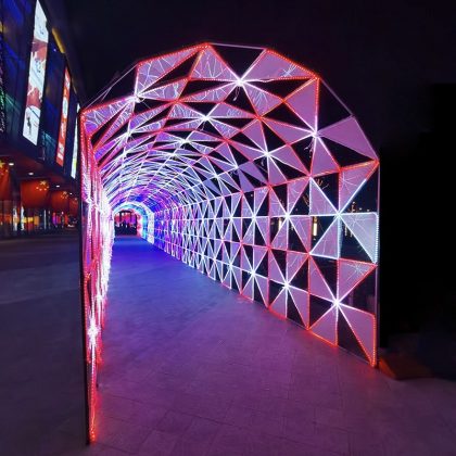 Christmas Decoration Party Light Corridor Arch Light Large Decoration Tunnel Led Out Door Light