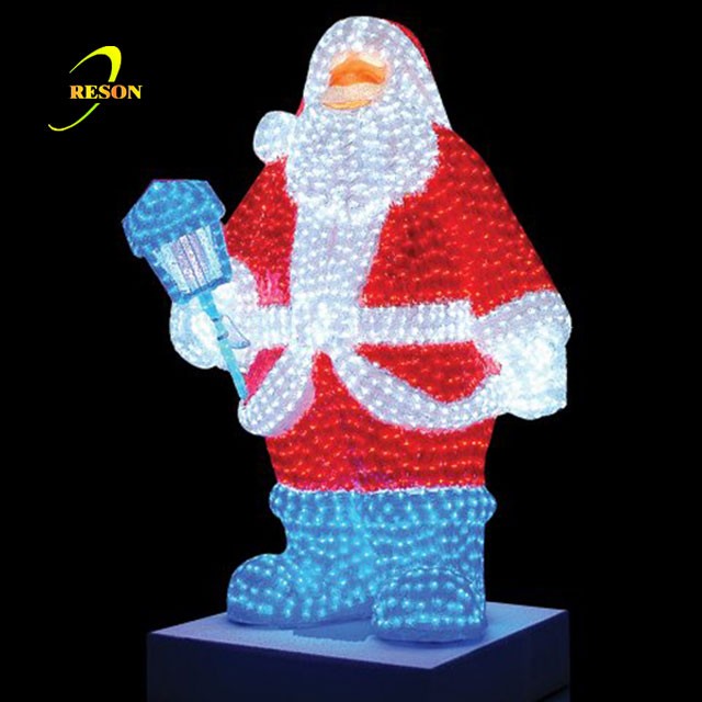 Factory Supply Display Garden Lde Santa Claus Display Garden Lights - 图片 4