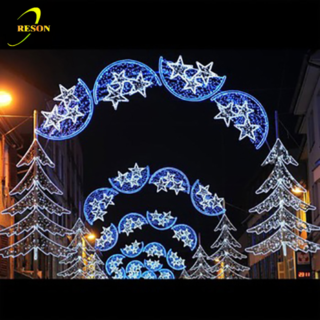 Commercial outdoor Christmas project decorations led across street motif lights - 图片 4