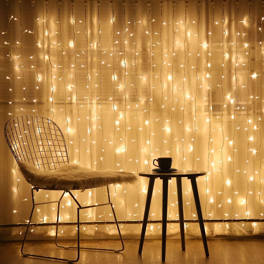 Home Wall Decoration Indoor And Outdoor Curtain Lights Led Curtain String Light - 图片 6