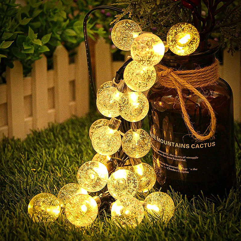 2021 New Outdoor Solar String Light 30 LEDs Suitable For Garden And Courtyard Party Decorations - 图片 2