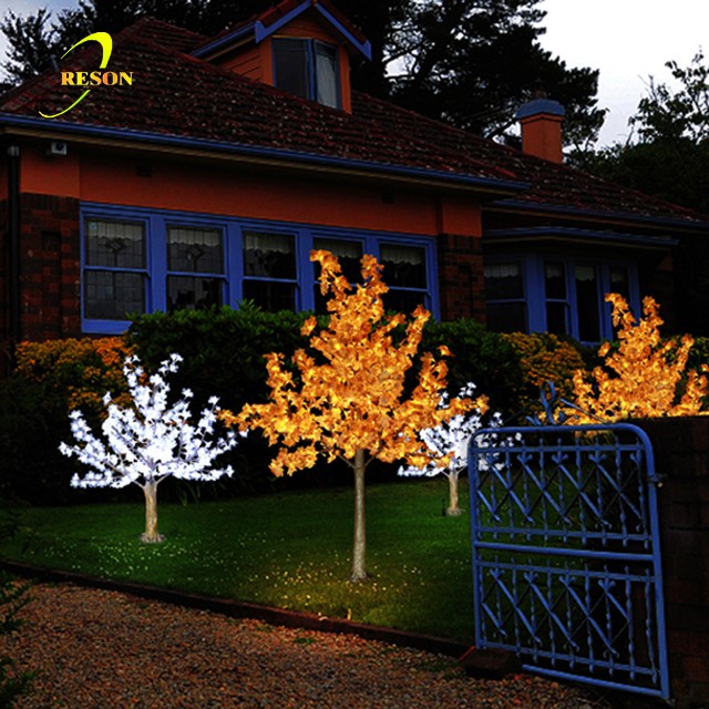 Wholesale Led Tree Maple Leaf For Christmas Tree With Led Lights Outdoor - 图片 3