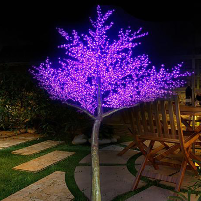 2022 high quality artificial outdoor led cherry blossom tree - 图片 4