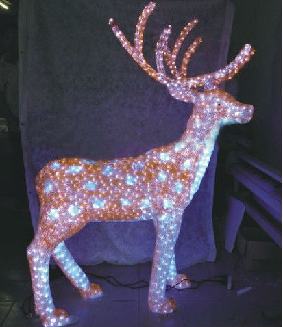 Christmas decoration motif lights Outdoor waterproof theme Epoxy Christmas lights - 图片 3