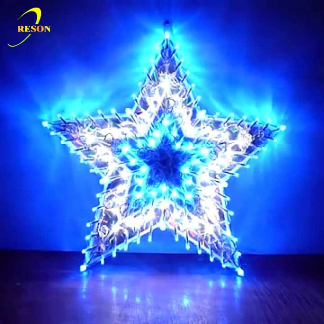 Holiday Decoration Christmas Large Lighted Christmas Star Light 35cm Decorative Star Light - 图片 3