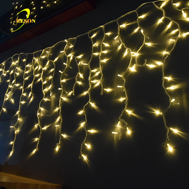 Christmas Wedding Decoration Hanging Decorative LED String Curtain Icicle Light - 图片 3