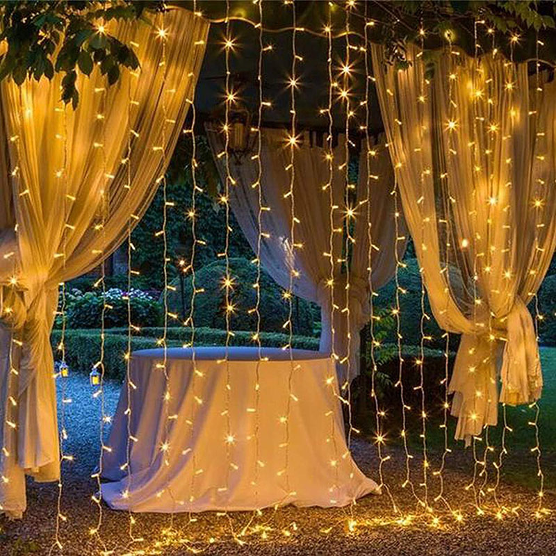 Holiday Lighting Home Christmas Party Fairy Light Indoor LED Curtain Christmas Lights Curtain - 图片 5
