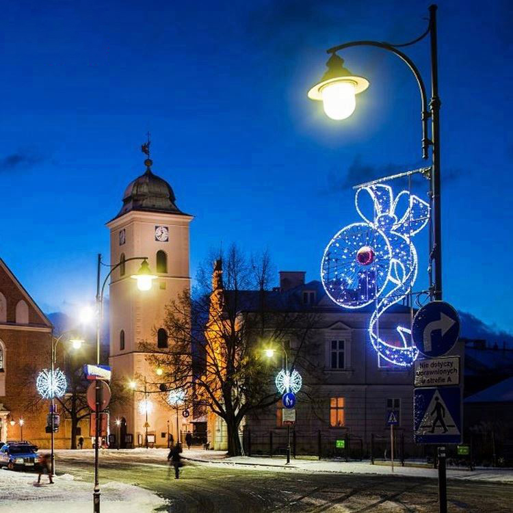 New Year Street Light Decoration Street Decoration Lights Street Light Pole Angel Christmas Decorations - 图片 4