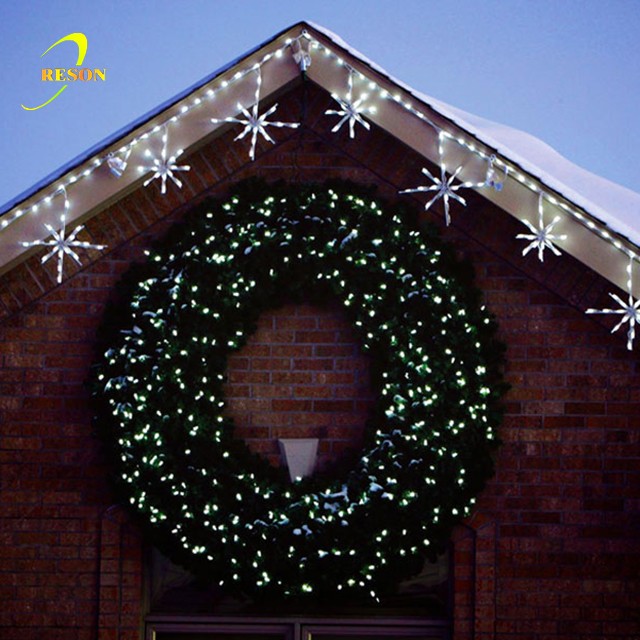 Home Christmas Wreath Led Indoor And Outdoor Waterproof Customizable Christmas Decoration Led Garlands - 图片 4