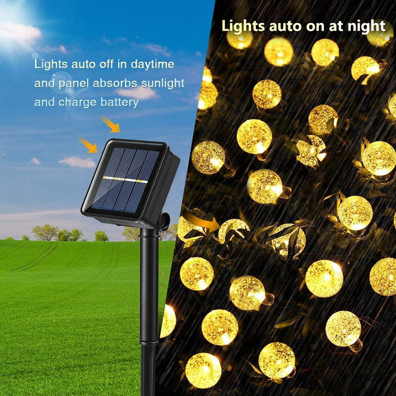 2021 New Outdoor Solar String Light 30 LEDs Suitable For Garden And Courtyard Party Decorations - 图片 3