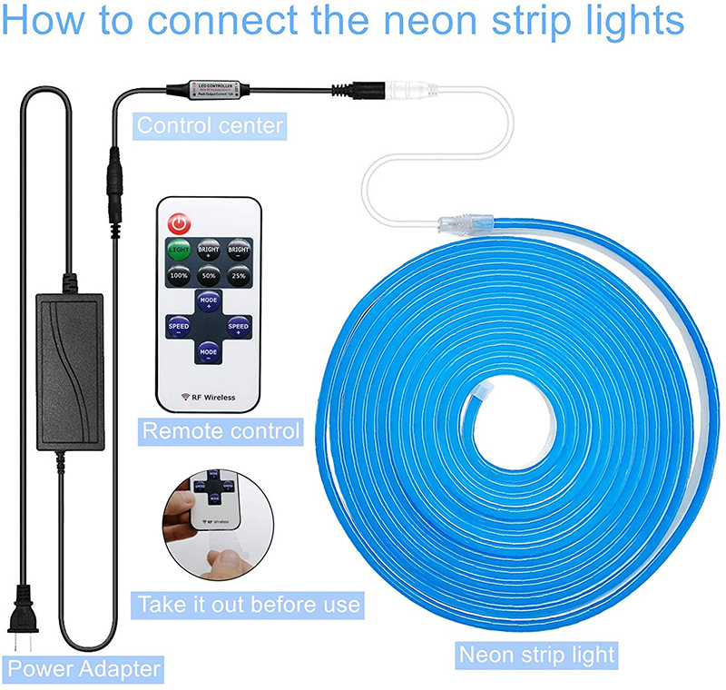 Rope Lamp 12v Silicone Custom Decoration Sign Letter LED Neon Sign - 图片 5