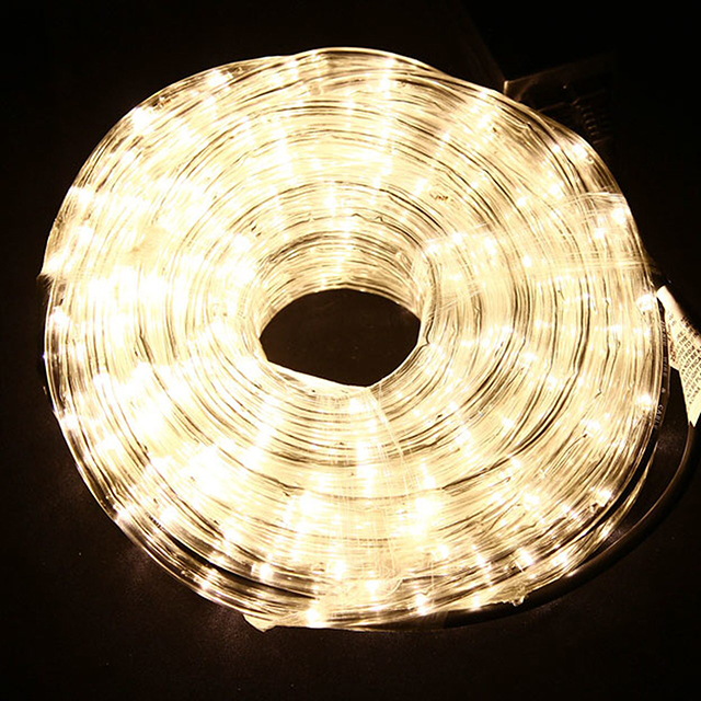 Housing Decoration Round 2 Wire Flexible Light LED String Rope Light - 图片 4