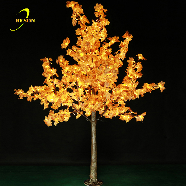 Wholesale Led Tree Maple Leaf For Christmas Tree With Led Lights Outdoor - 图片 4