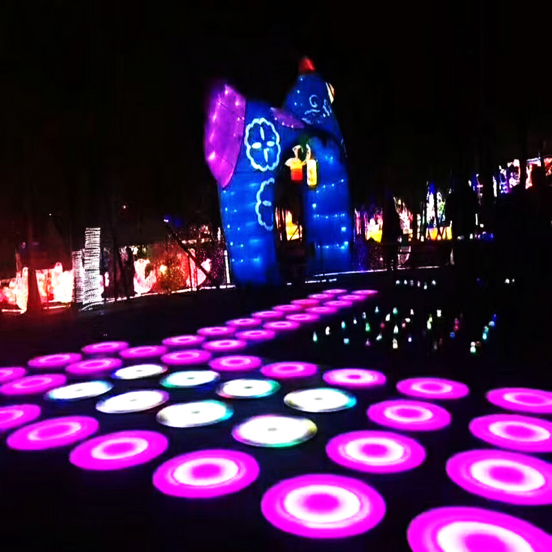 Hot Style Color Changing High Waterproof LED Video Dance Floor Tile Perfect for Outdoor Activities - 图片 4