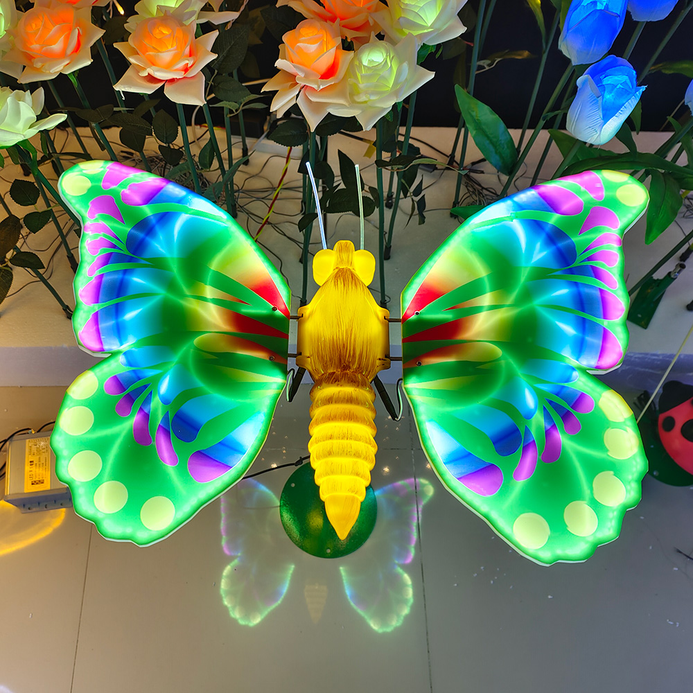 2022 New Outdoor Waterproof Led Butterfly Motif Light Christmas Motif Light For Garden Park - 图片 4