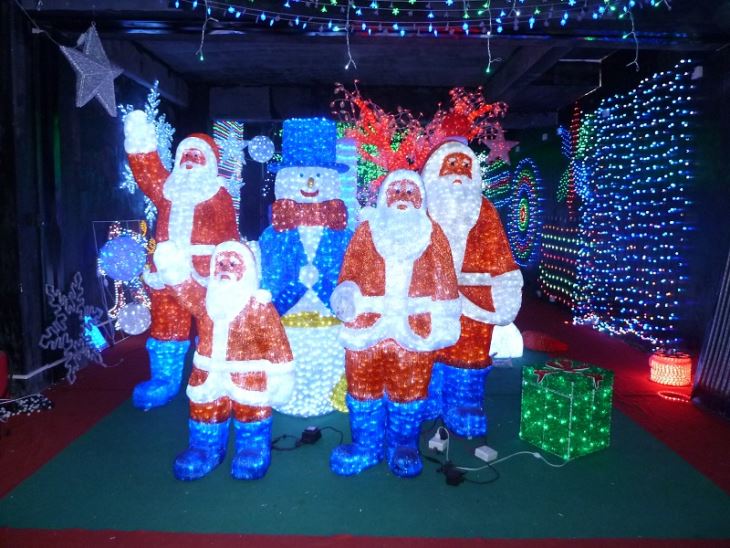 Factory Price Creative Led Christmas Santa Claus Lighting - 图片 4