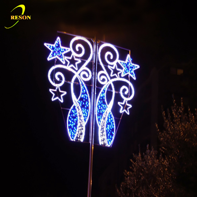 Waterproof Outdoor Holiday & Festival Motif Decoration Supplies Led Street Pole Lights - 图片 4