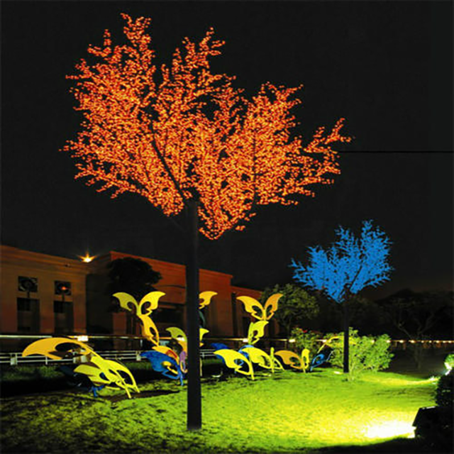 2022 high quality artificial outdoor led cherry blossom tree - 图片 6