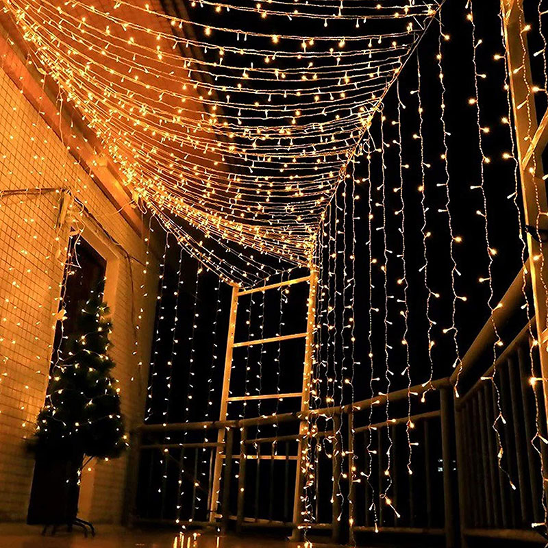 Holiday Lighting Home Christmas Party Fairy Light Indoor LED Curtain Christmas Lights Curtain - 图片 4