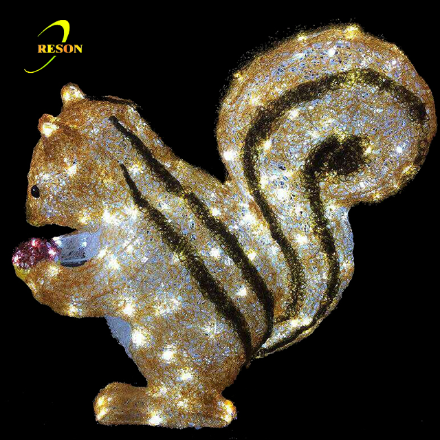 High Quality LED 3D Motif Light Giraffe Animal Sculpture Holiday Decoration Lighting - 图片 7