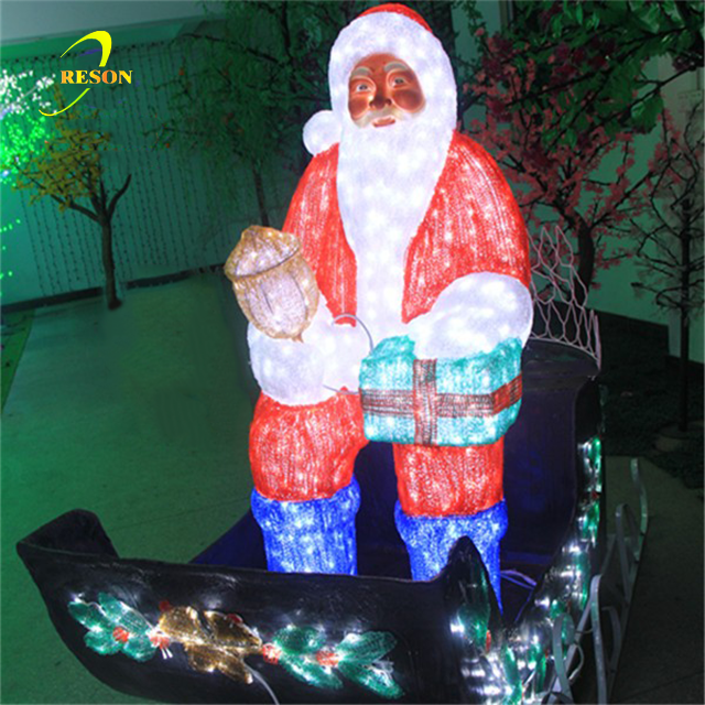 Factory Price Creative Led Christmas Santa Claus Lighting - 图片 5