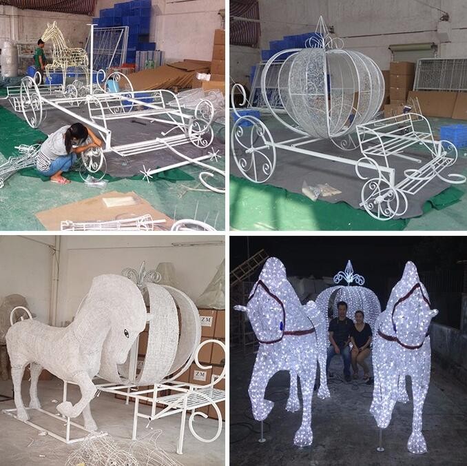 Motif Light For Holiday Horse Carriages For Sale Suitable For Christmas, Wedding, Party, Park - 图片 7