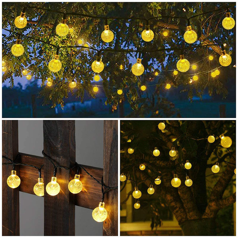 2021 New Outdoor Solar String Light 30 LEDs Suitable For Garden And Courtyard Party Decorations - 图片 4